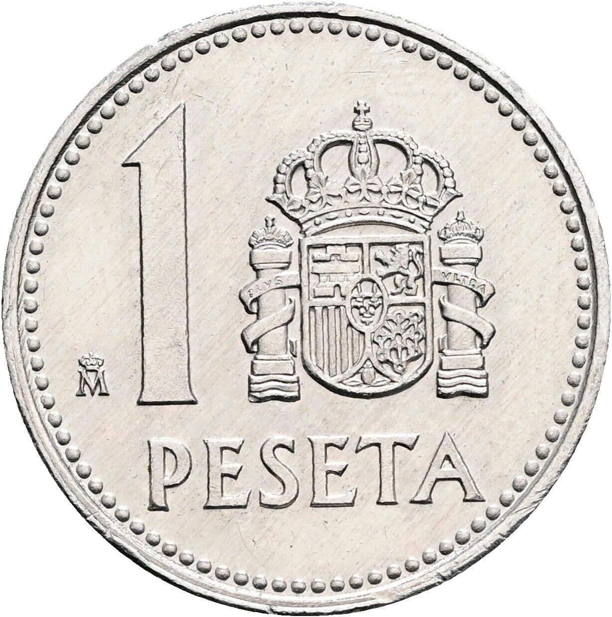 1 Peseta Juan Carlos (1975-2014) 1984 – Vorderseite