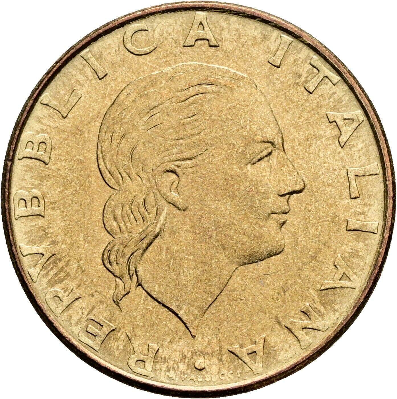 200 Lire 1977 – Vorderseite