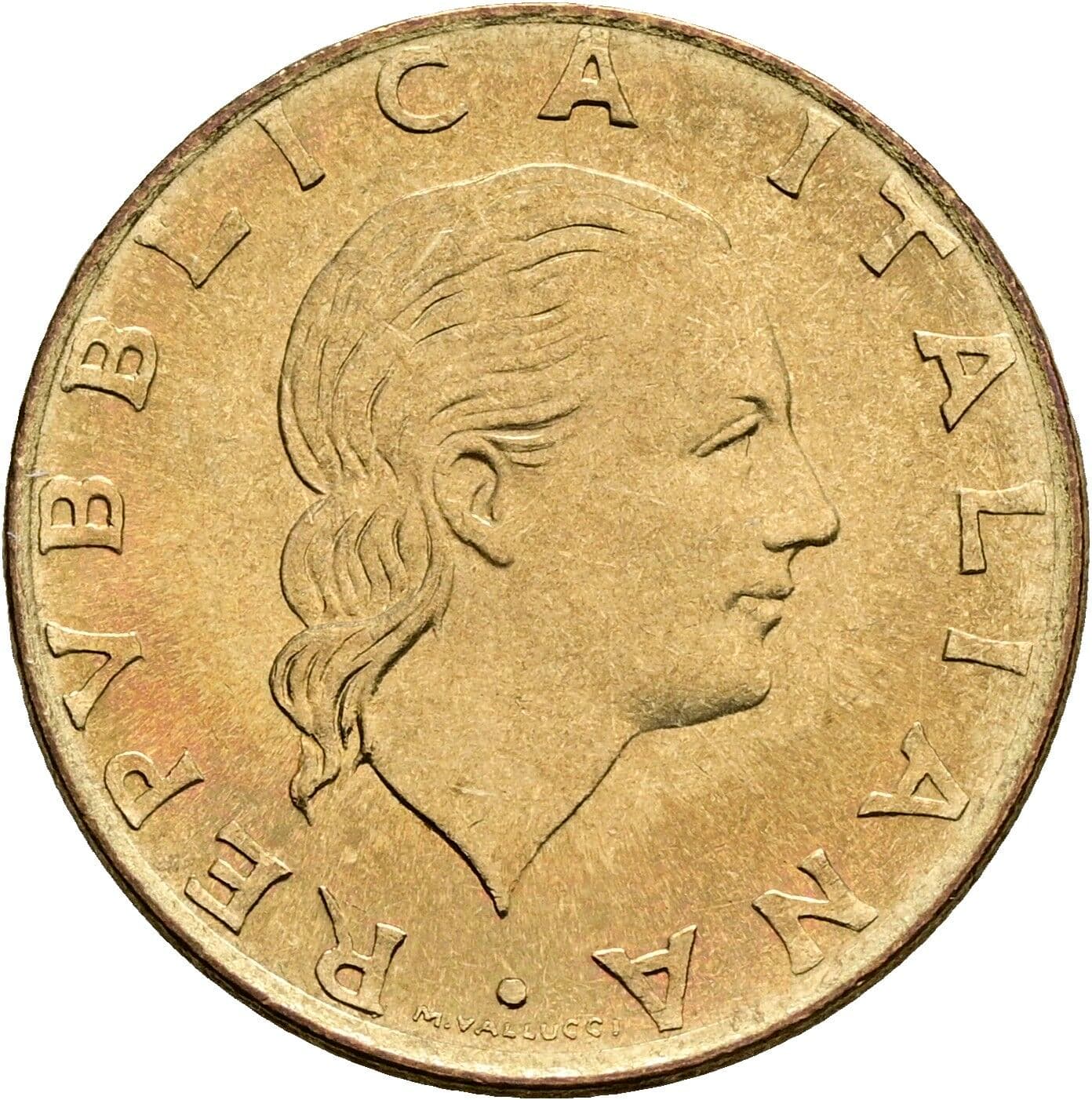 200 Lire 1978 – Vorderseite