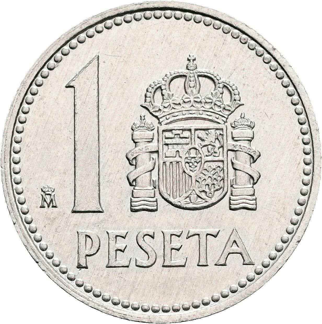 1 Peseta Juan Carlos (1975-2014) 1985 – Vorderseite