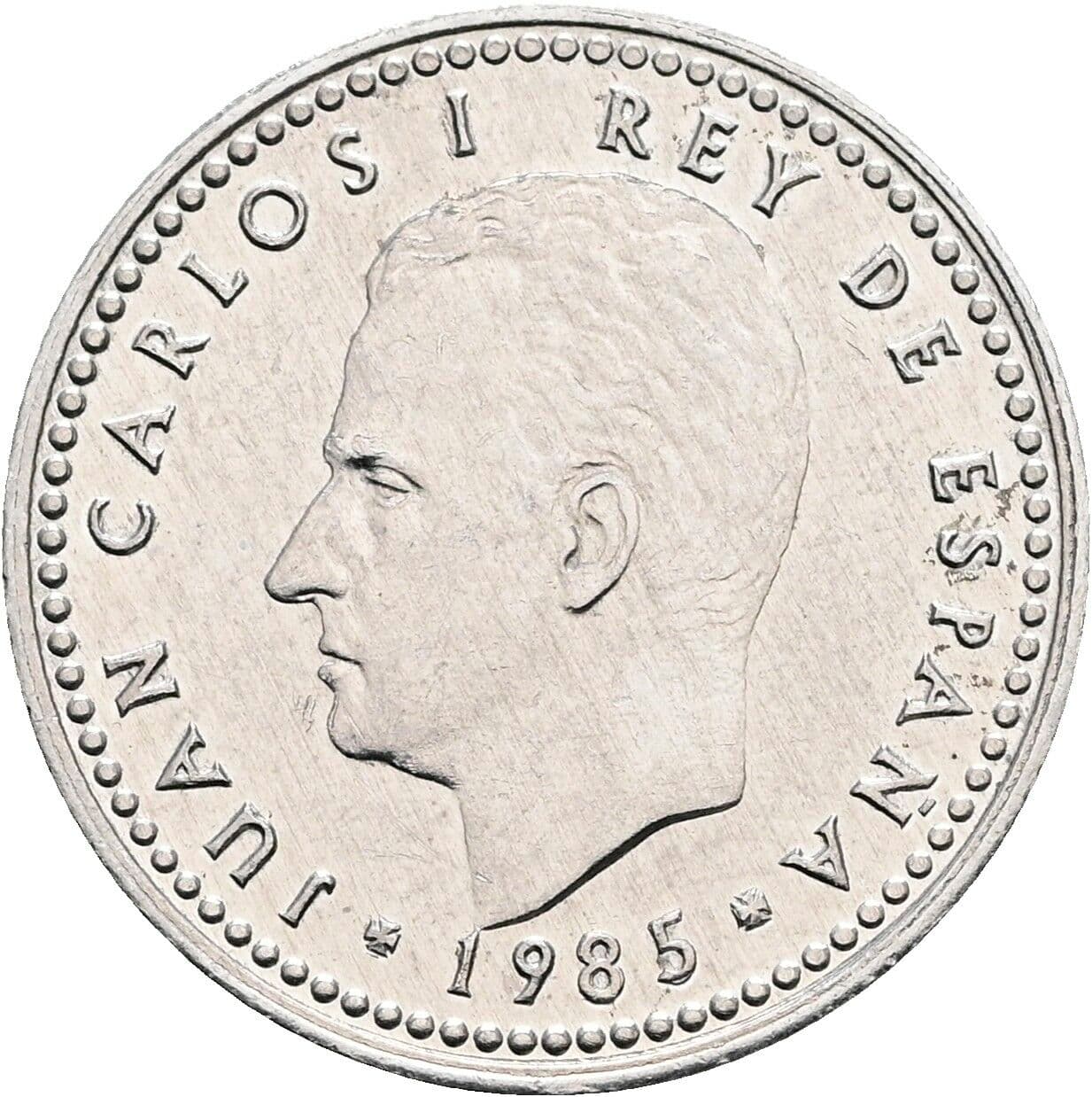1 Peseta Juan Carlos (1975-2014) 1985 – Rückseite