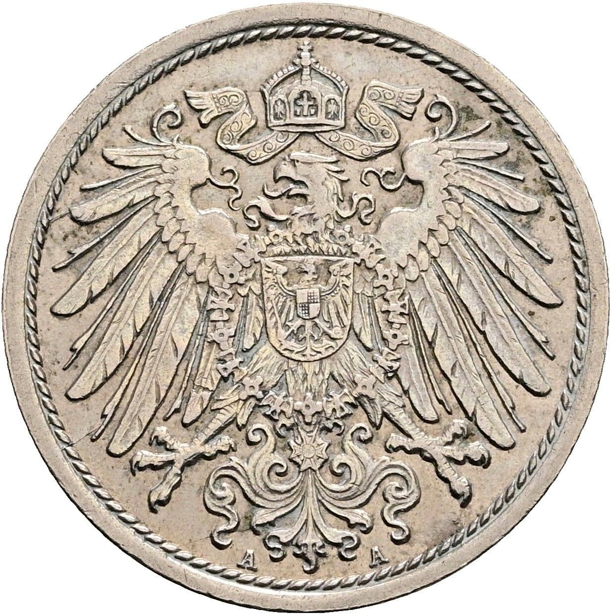 10 Pfennig 1915 A – Rückseite