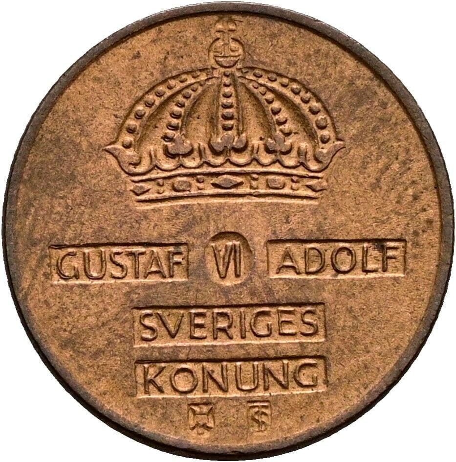 1 Öre 1953 – Rückseite