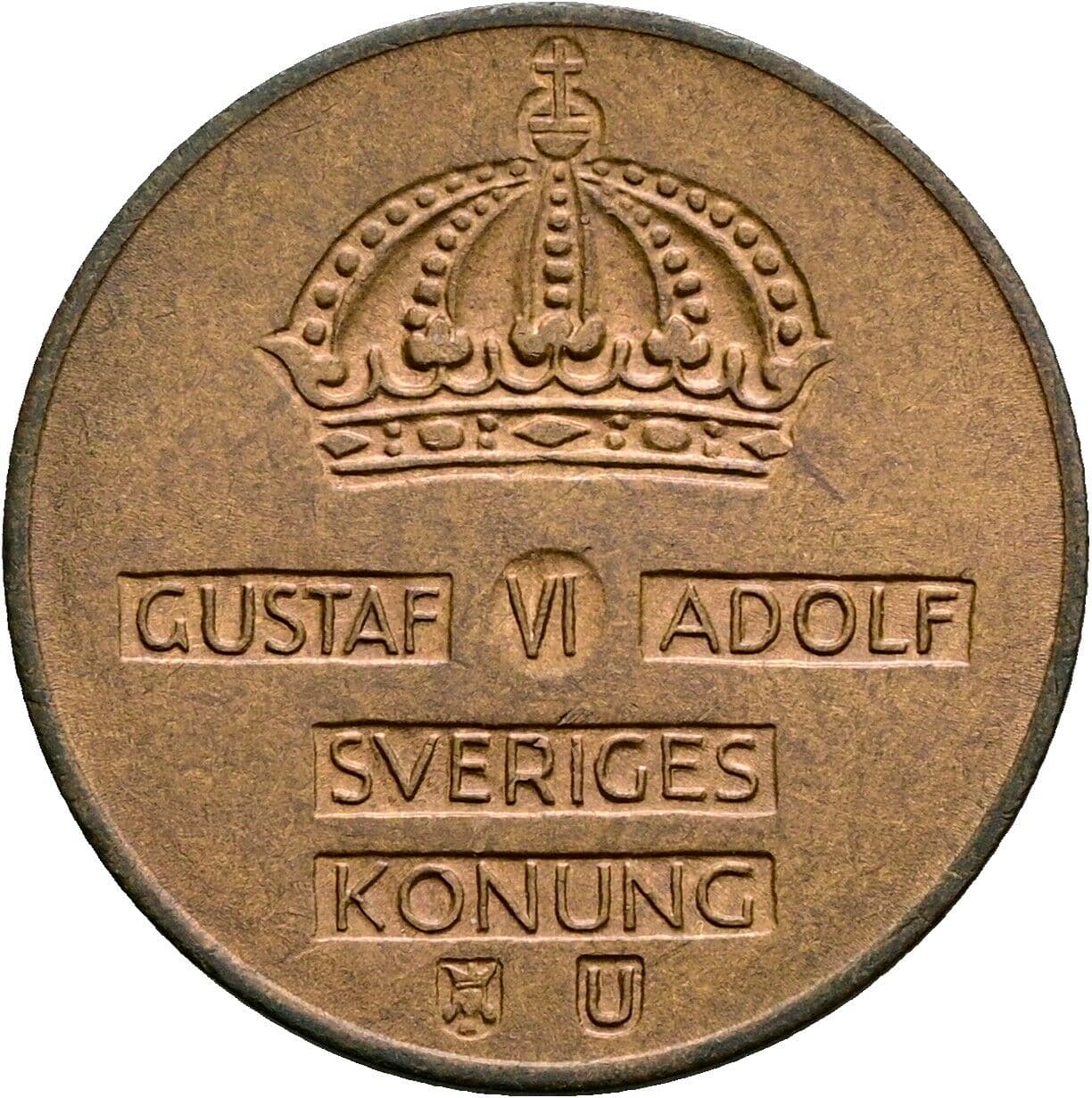 2 Öre Gustaf VI Adolf (1950-1973) 1969 – Rückseite