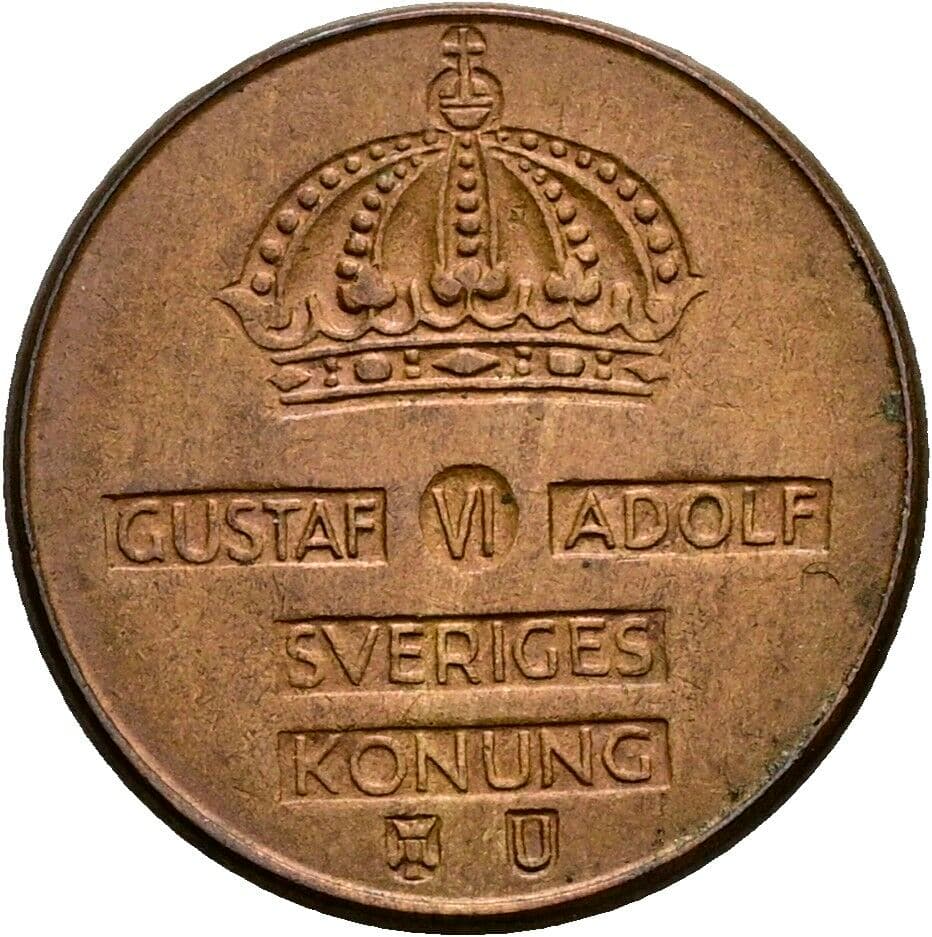 1 Öre 1961 – Rückseite