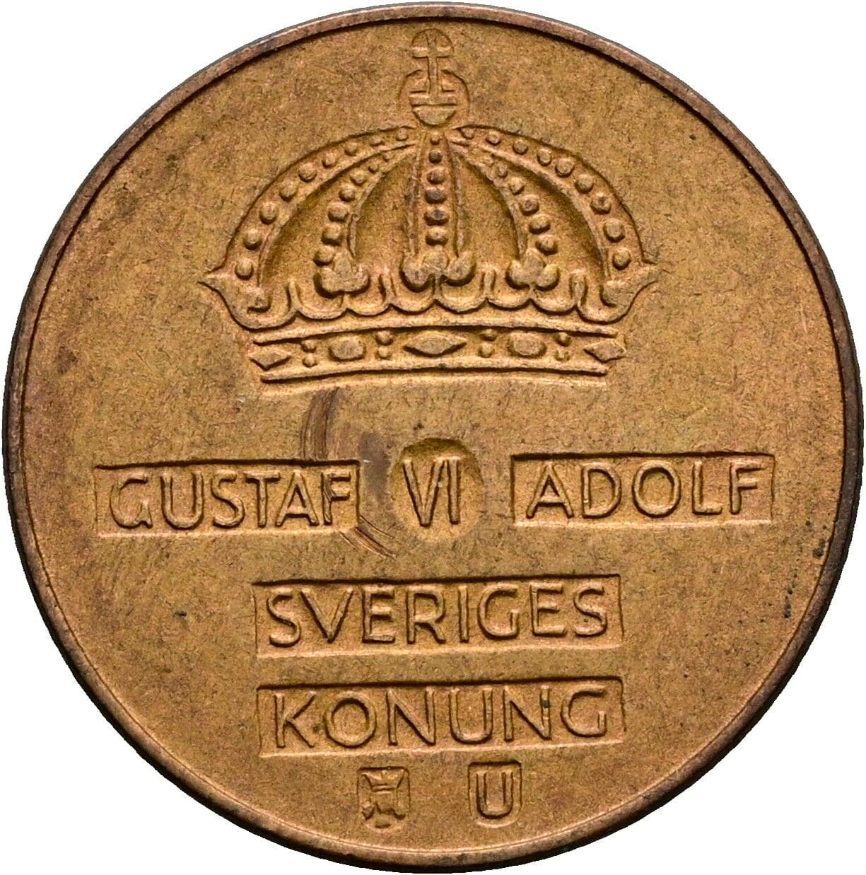 2 Öre Gustaf VI Adolf (1950-1973) 1967 – Rückseite