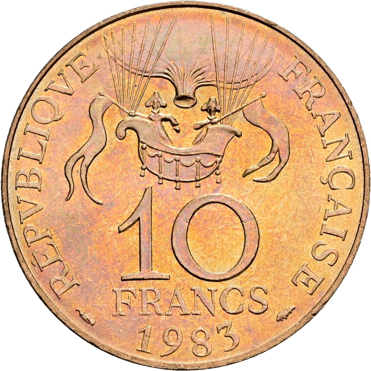 10 Francs 1983 – Vorderseite