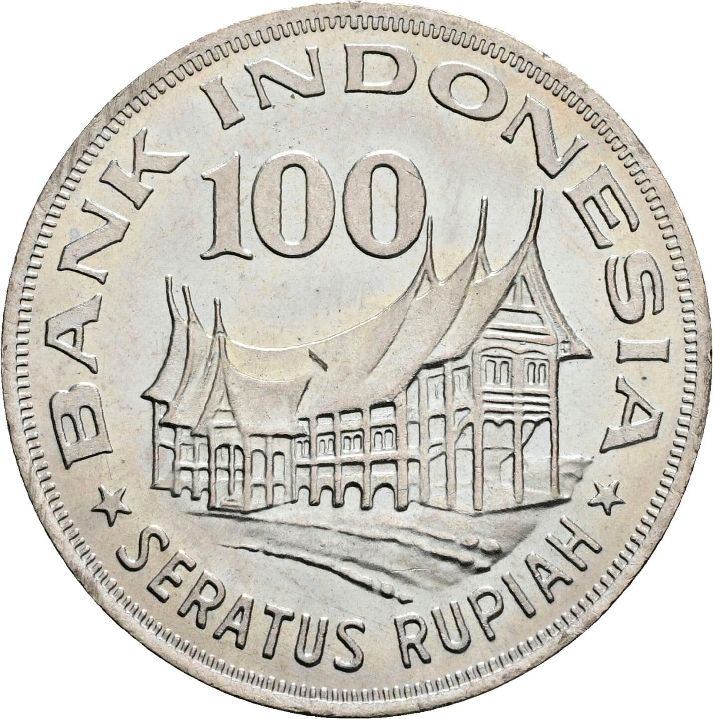 100 Rupiah 1978 – Vorderseite