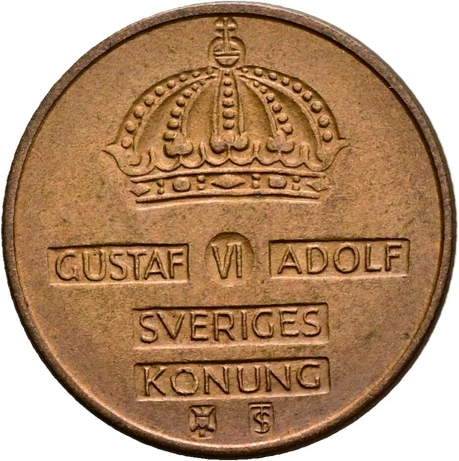 1 Öre 1961 – Rückseite