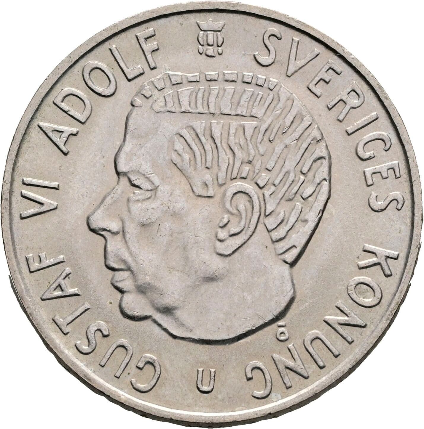 2 Kronur Gustaf VI Adolf (1950-1973) 1971 – Vorderseite