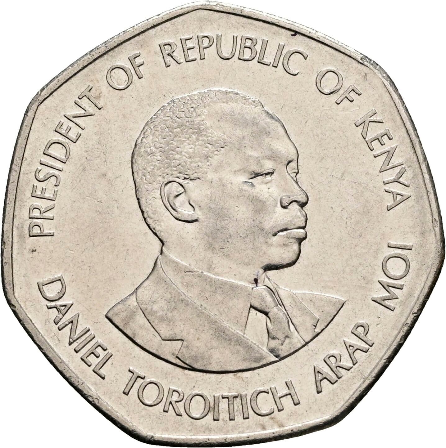 5 Shillings 1994 – Vorderseite