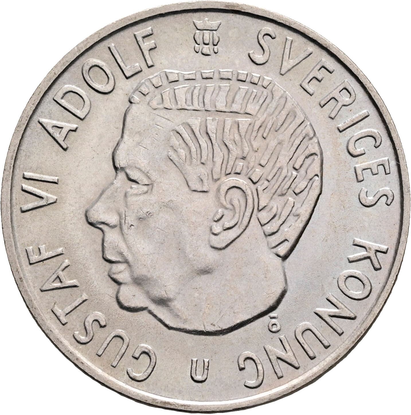 2 Kronor Gustav VI. Adolf (1950-1973) 1971 – Vorderseite