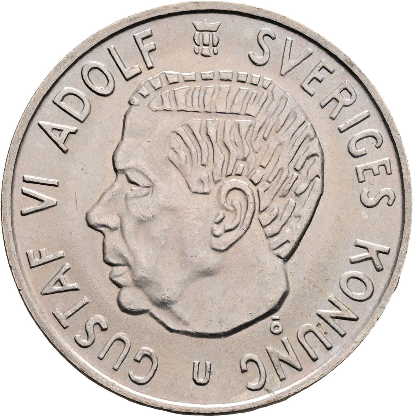 2 Kronor Gustav VI. Adolf (1950-1973) 1971 – Vorderseite