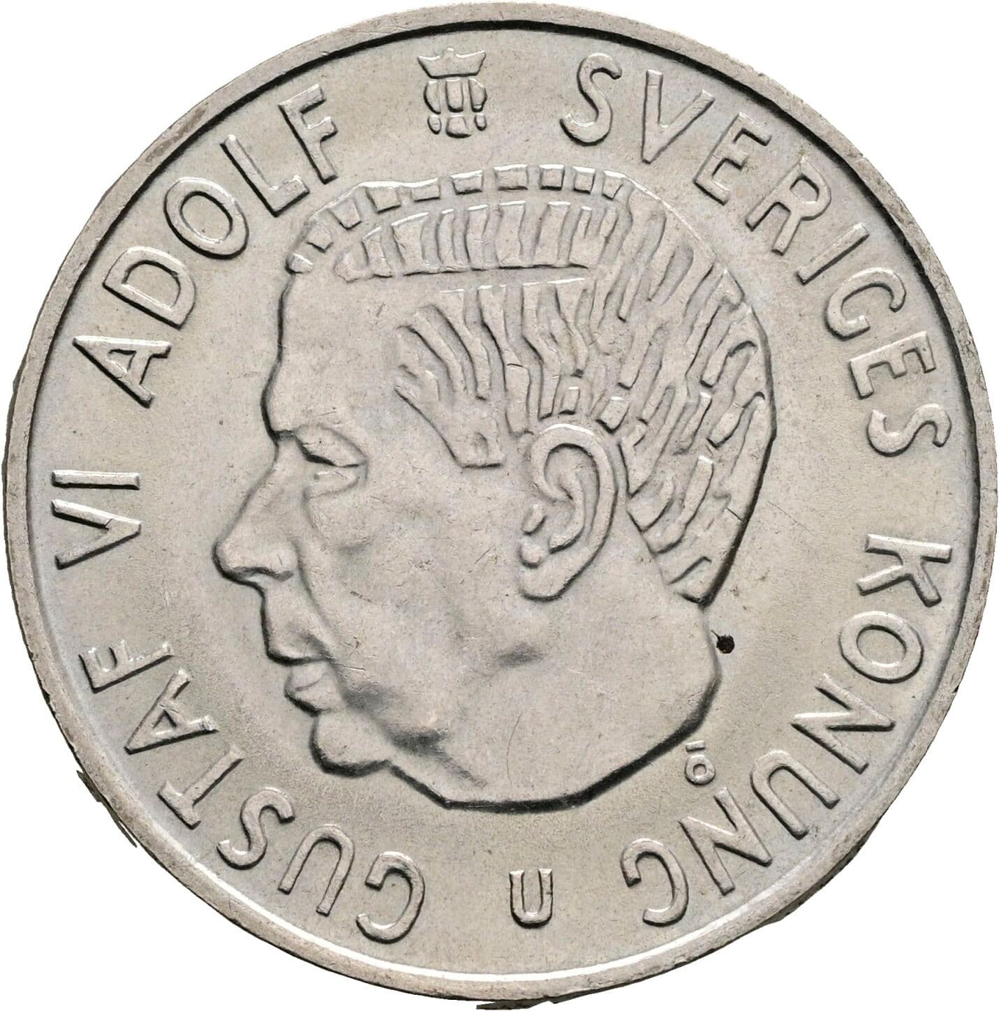 2 Kronur Gustaf VI Adolf (1950-1973) 1971 – Vorderseite
