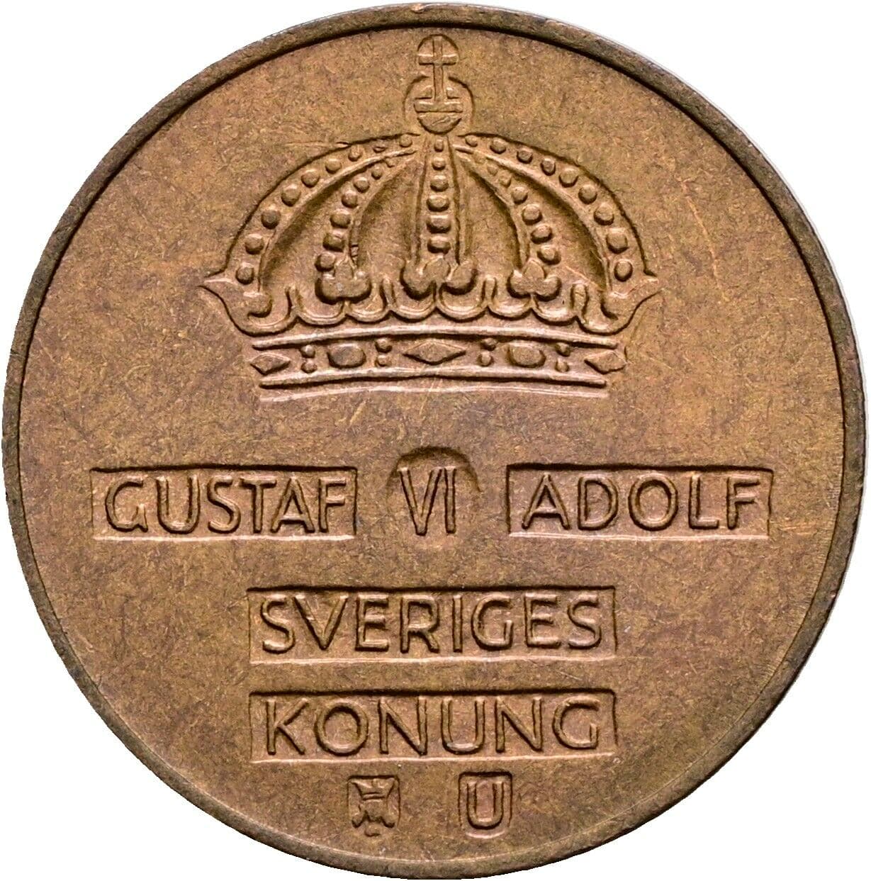 2 Öre Gustav VI. Adolf (1950-1973) 1968 – Rückseite