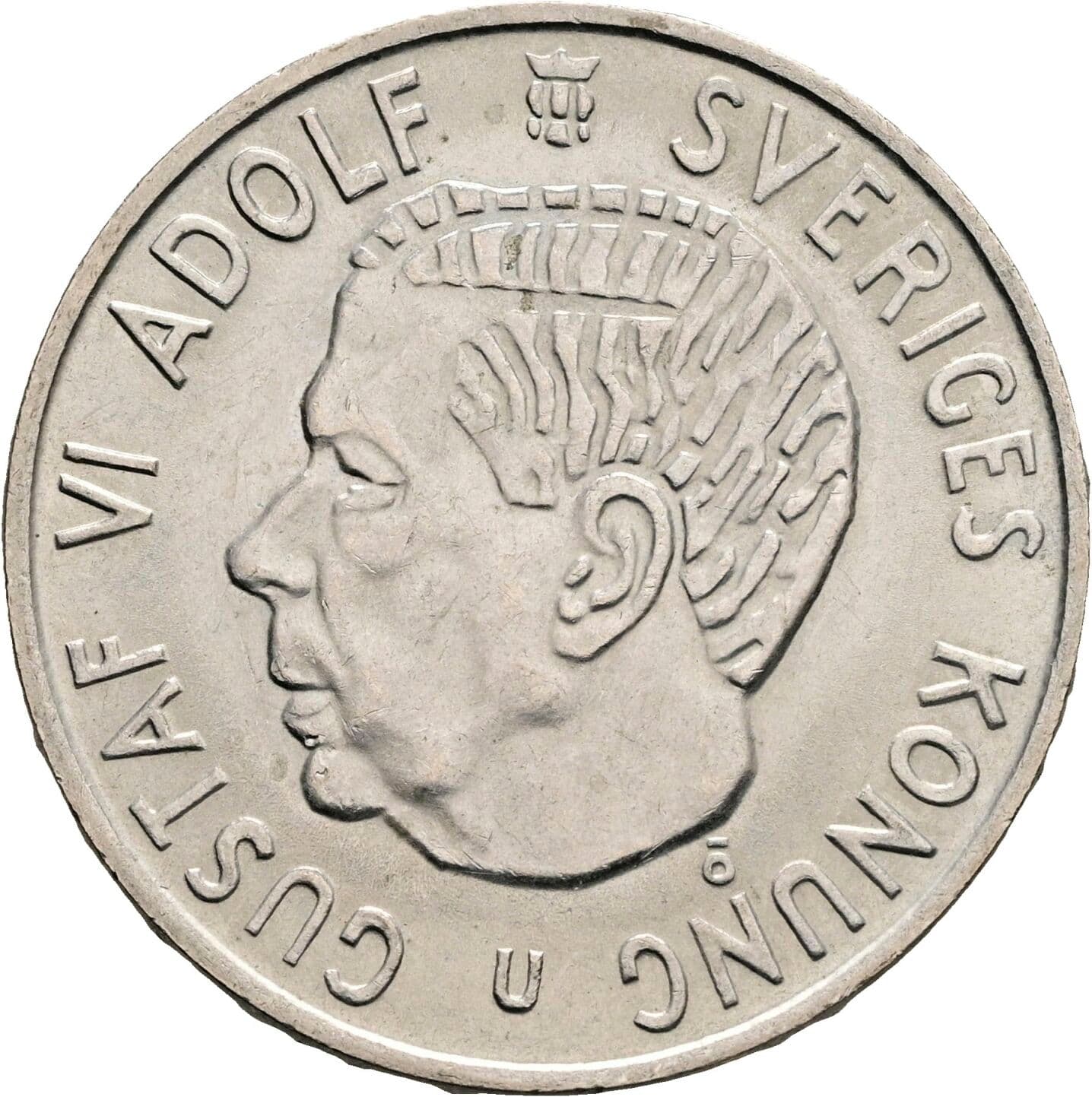 2 Kronor Gustav VI. Adolf (1950-1973) 1971 – Vorderseite