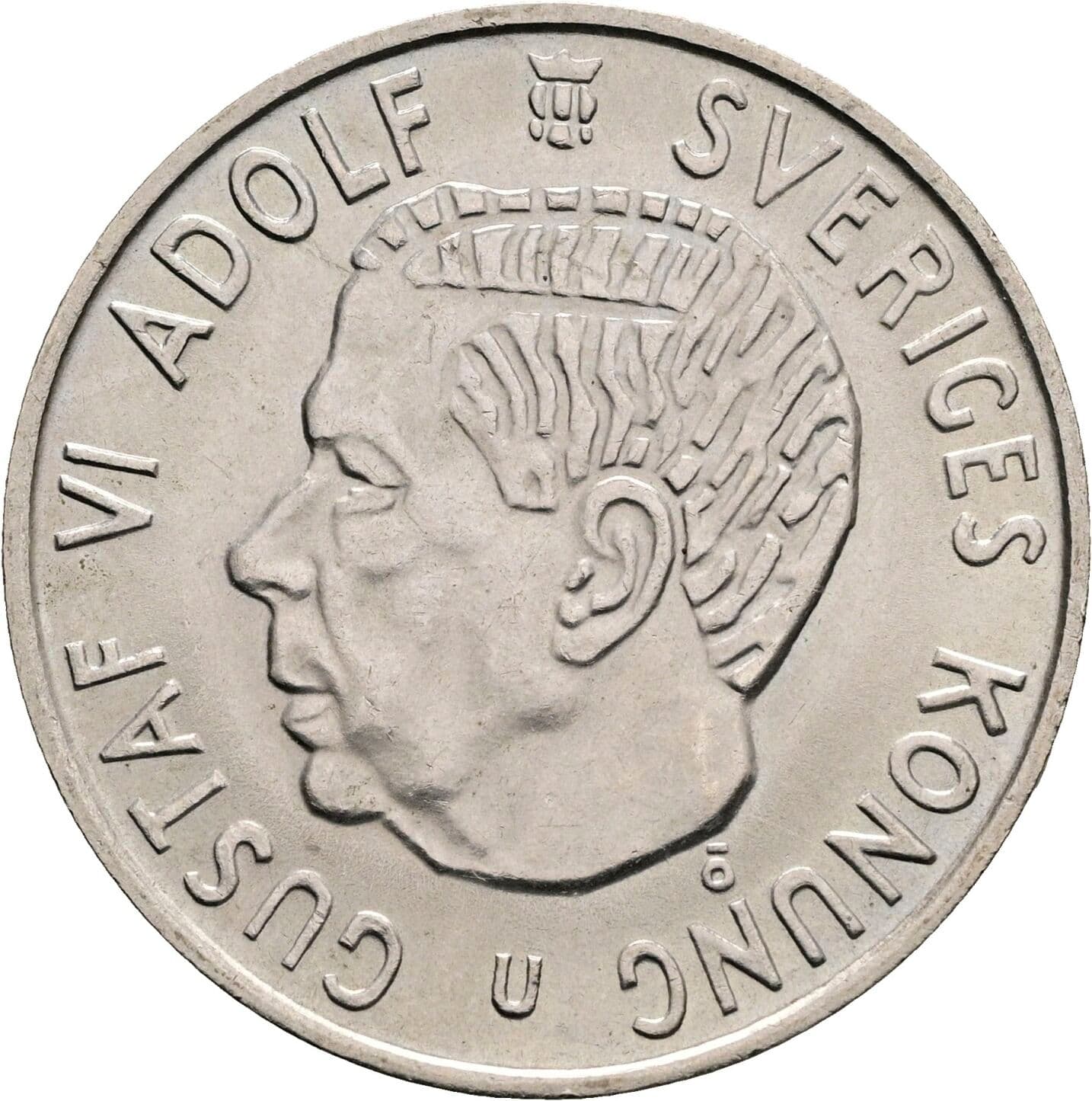 2 Kronor Gustav VI. Adolf (1950-1973) 1971 – Vorderseite