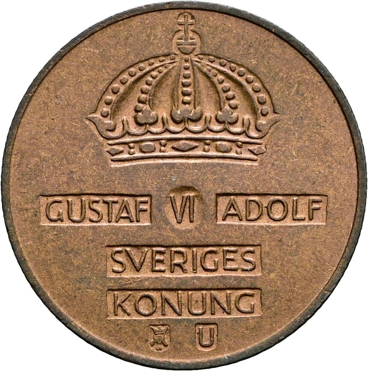 2 Öre Gustav VI. Adolf (1950-1973) 1968 – Rückseite