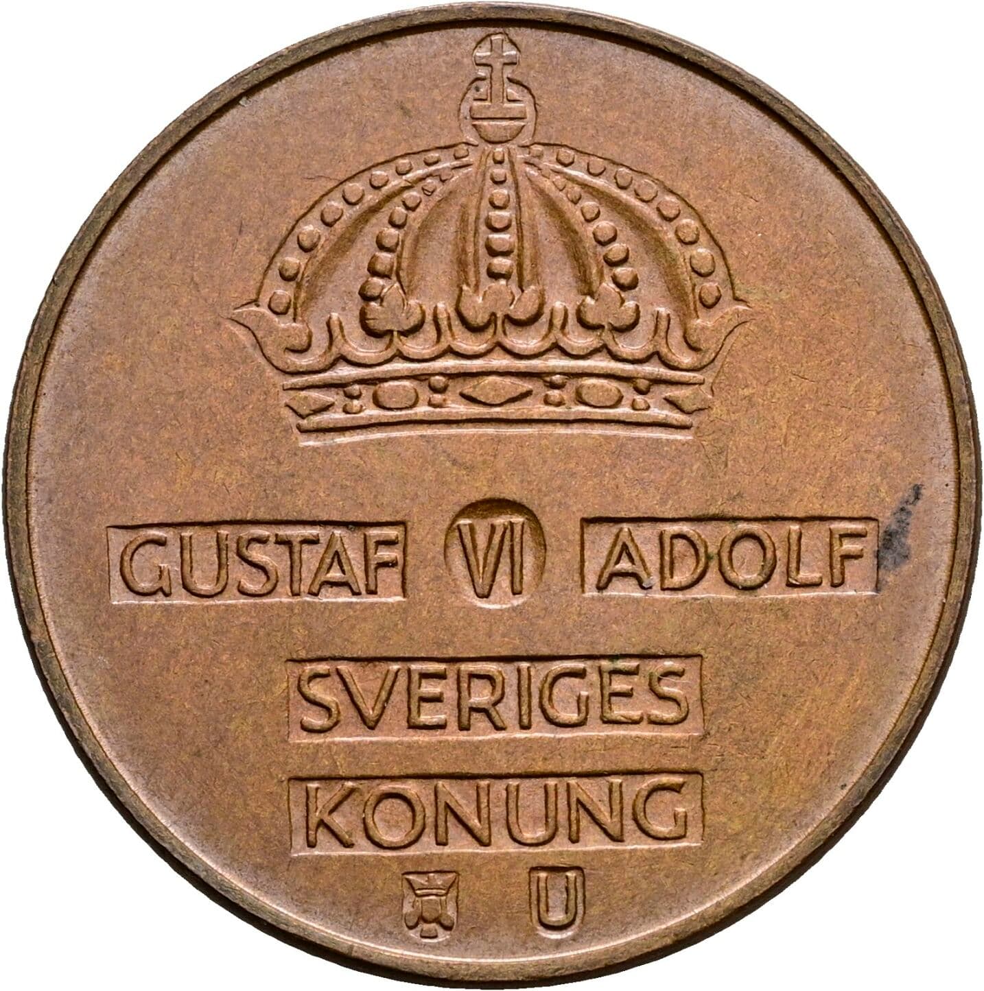 5 Öre Gustav VI. Adolf (1950-1973) 1962 – Rückseite