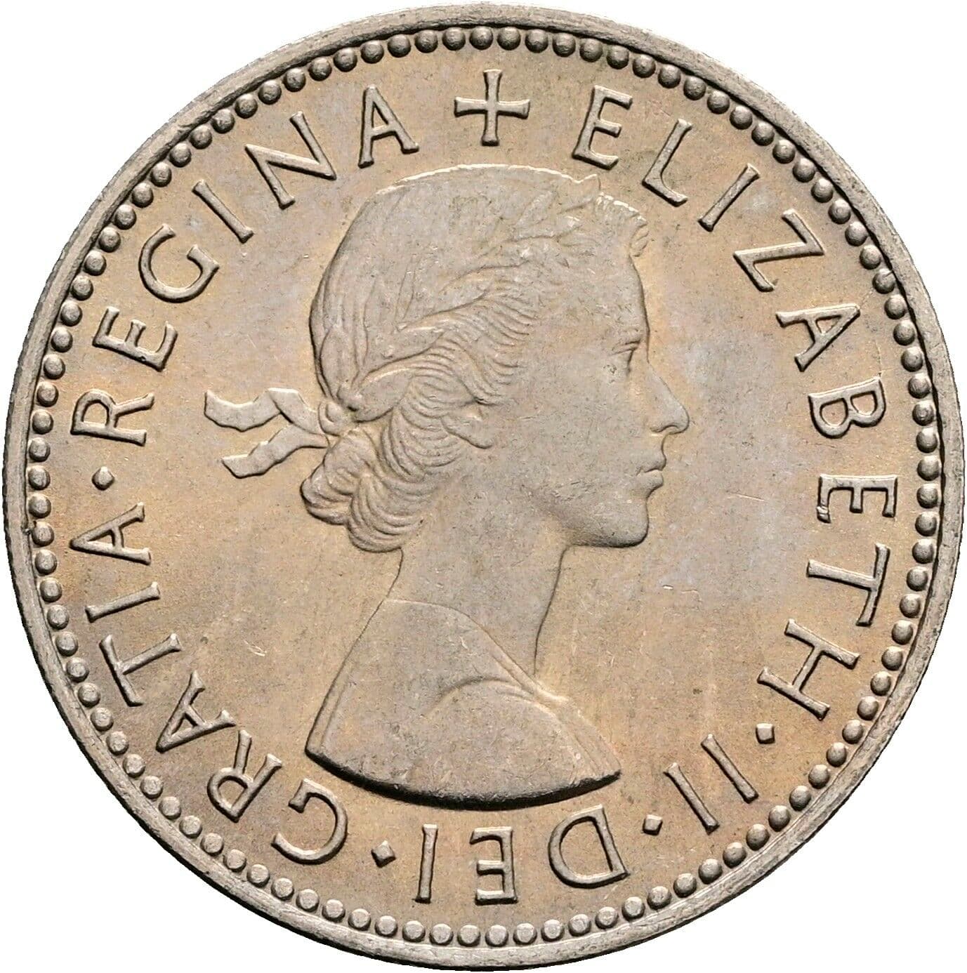 1 Shilling Elisabeth II. 1952-2022 1965 – Vorderseite