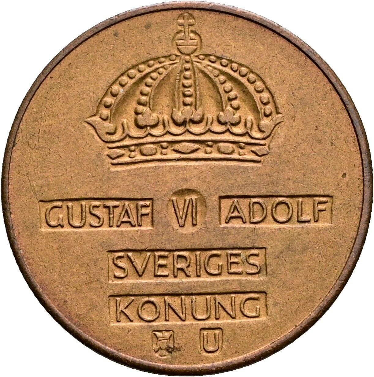 2 Öre Gustaf VI Adolf (1950-1973) 1964 – Rückseite