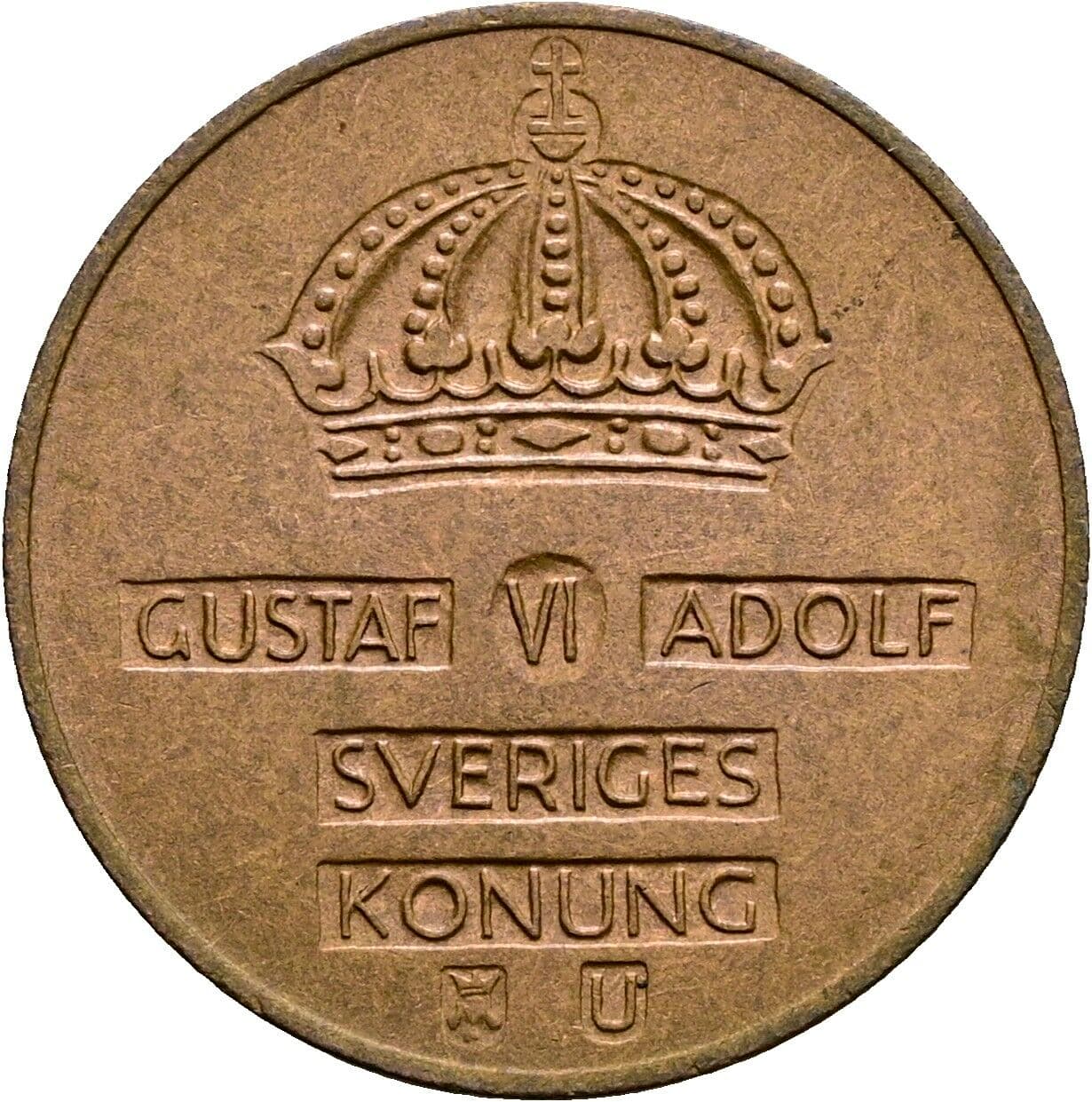 2 Öre Gustav VI. Adolf (1950-1973) 1969 – Rückseite