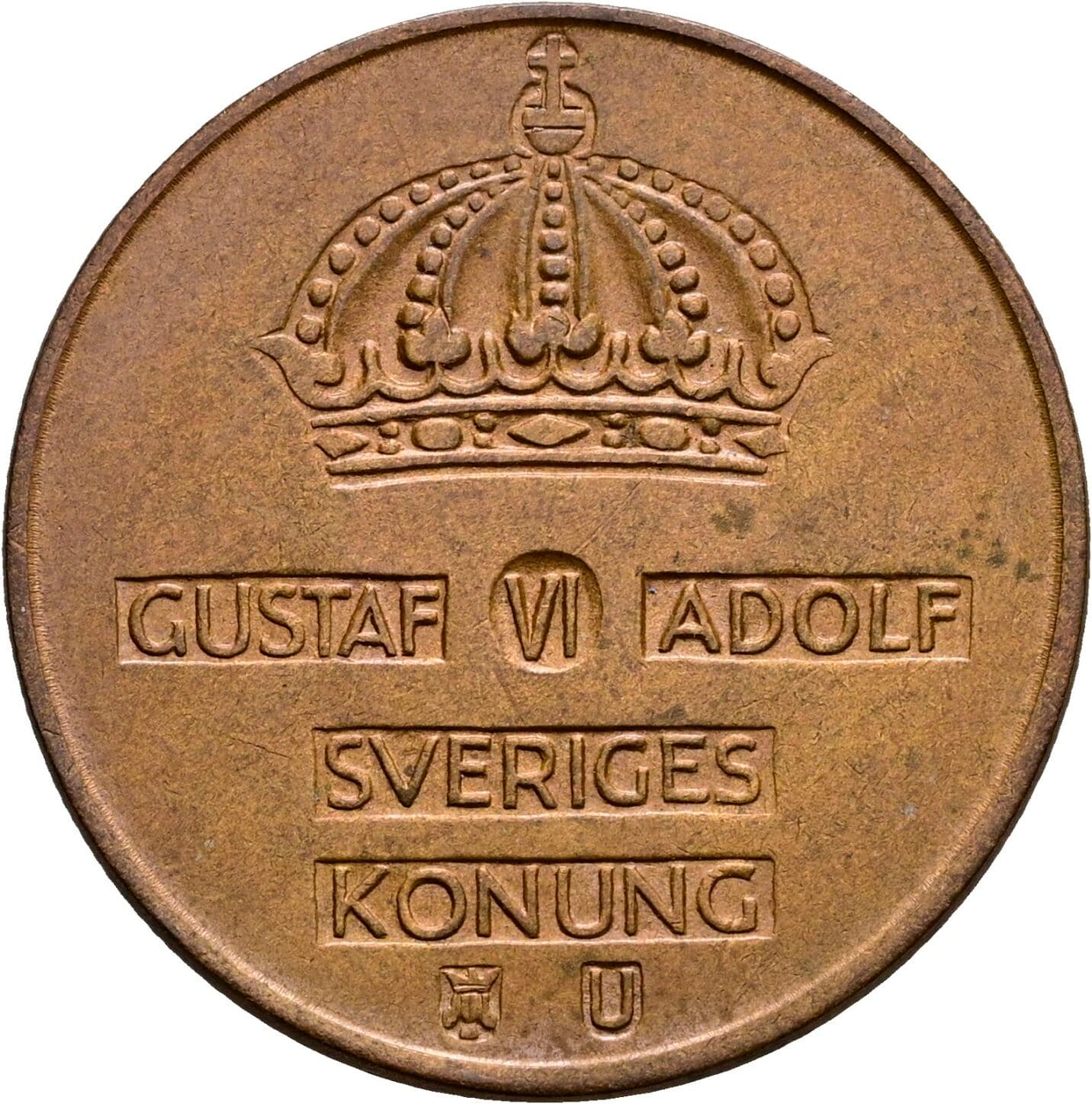 5 Öre Gustav VI. Adolf (1950-1973) 1962 – Rückseite