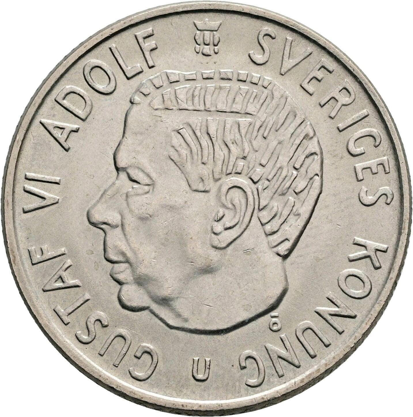 2 Kronor Gustav VI. Adolf (1950-1973) 1971 – Vorderseite