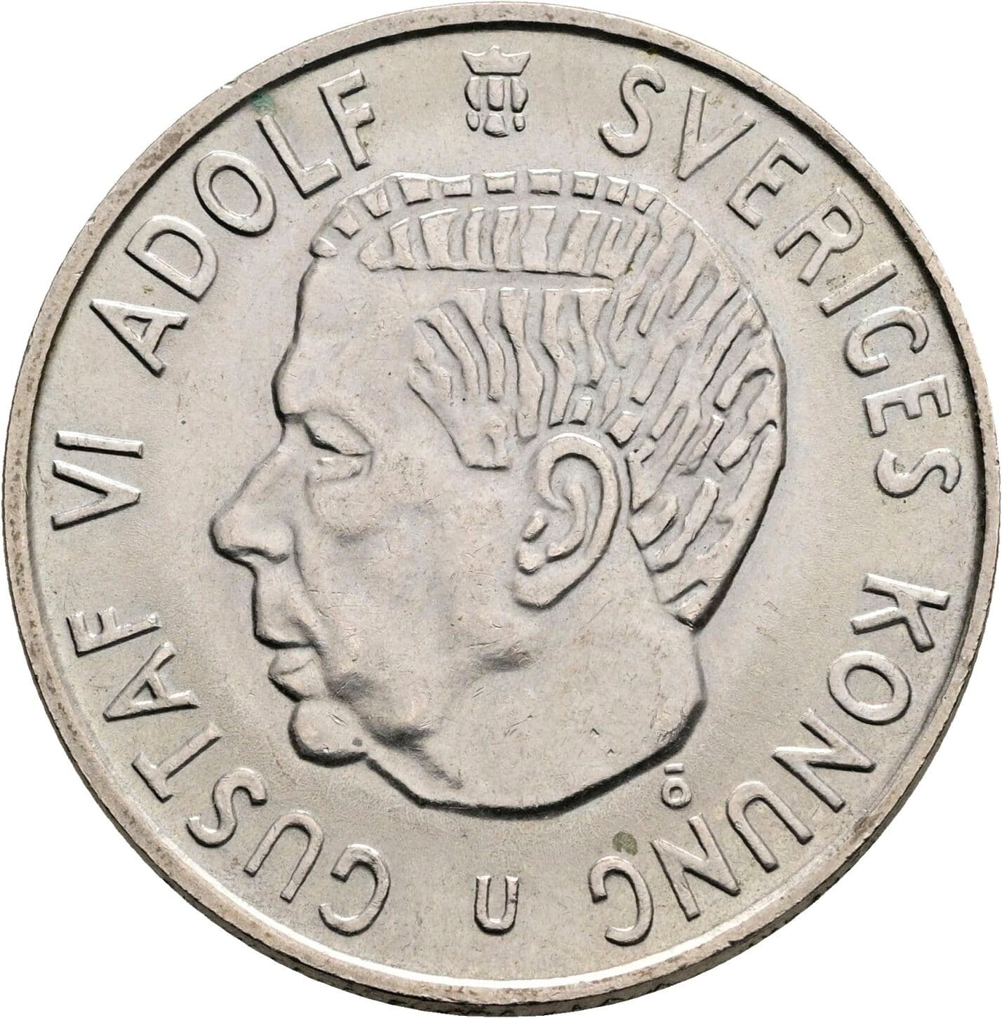 2 Kronor Gustav VI. Adolf (1950-1973) 1971 – Vorderseite