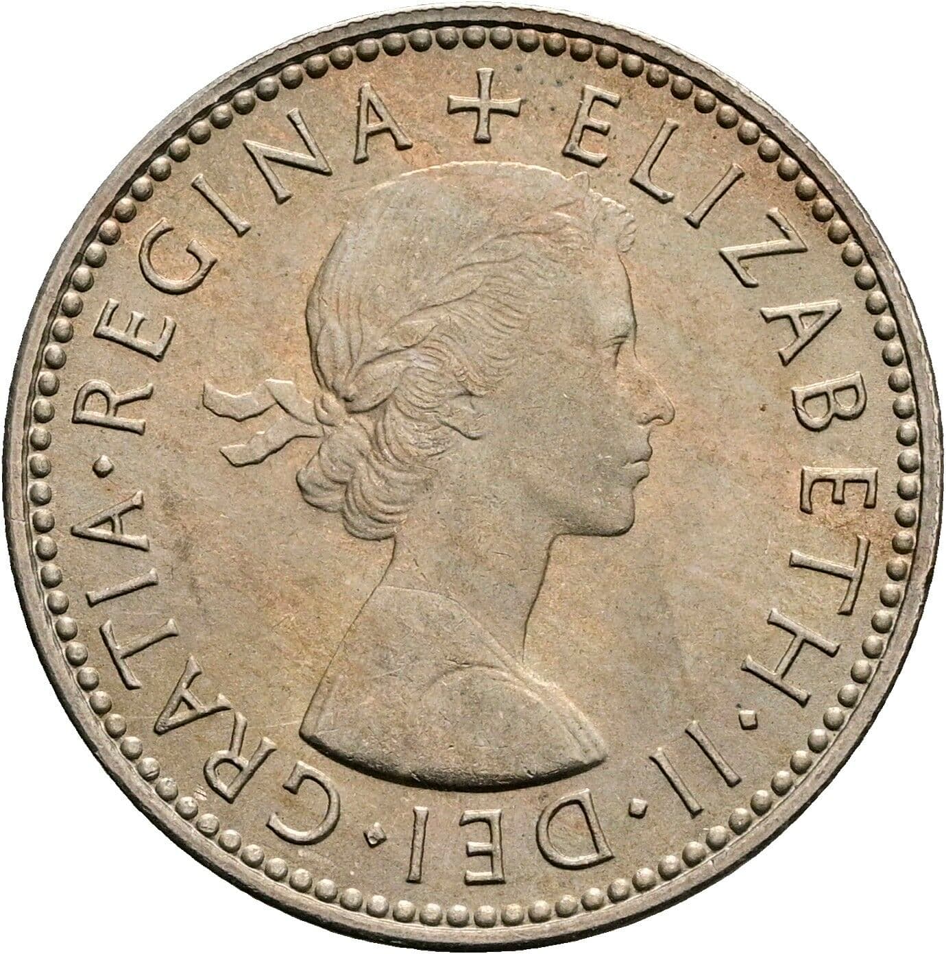 1 Shilling Elisabeth II. 1952-2022 1965 – Vorderseite