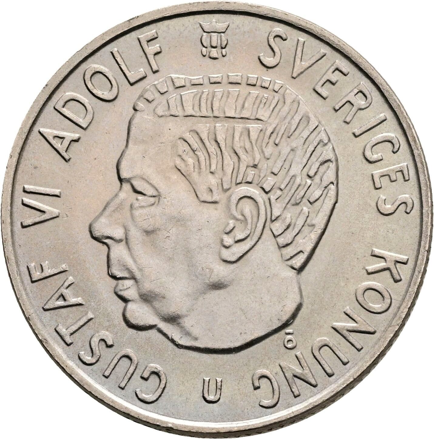 2 Kronor Gustav VI. Adolf (1950-1973) 1971 – Vorderseite