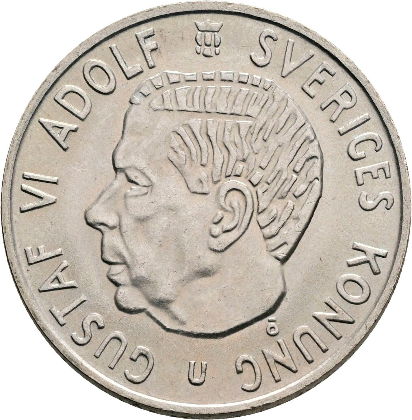 2 Kronor Gustav VI. Adolf (1950-1973) 1971 – Vorderseite