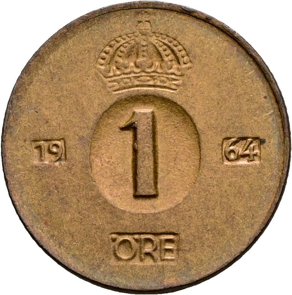 1 Öre 1964 – Vorderseite