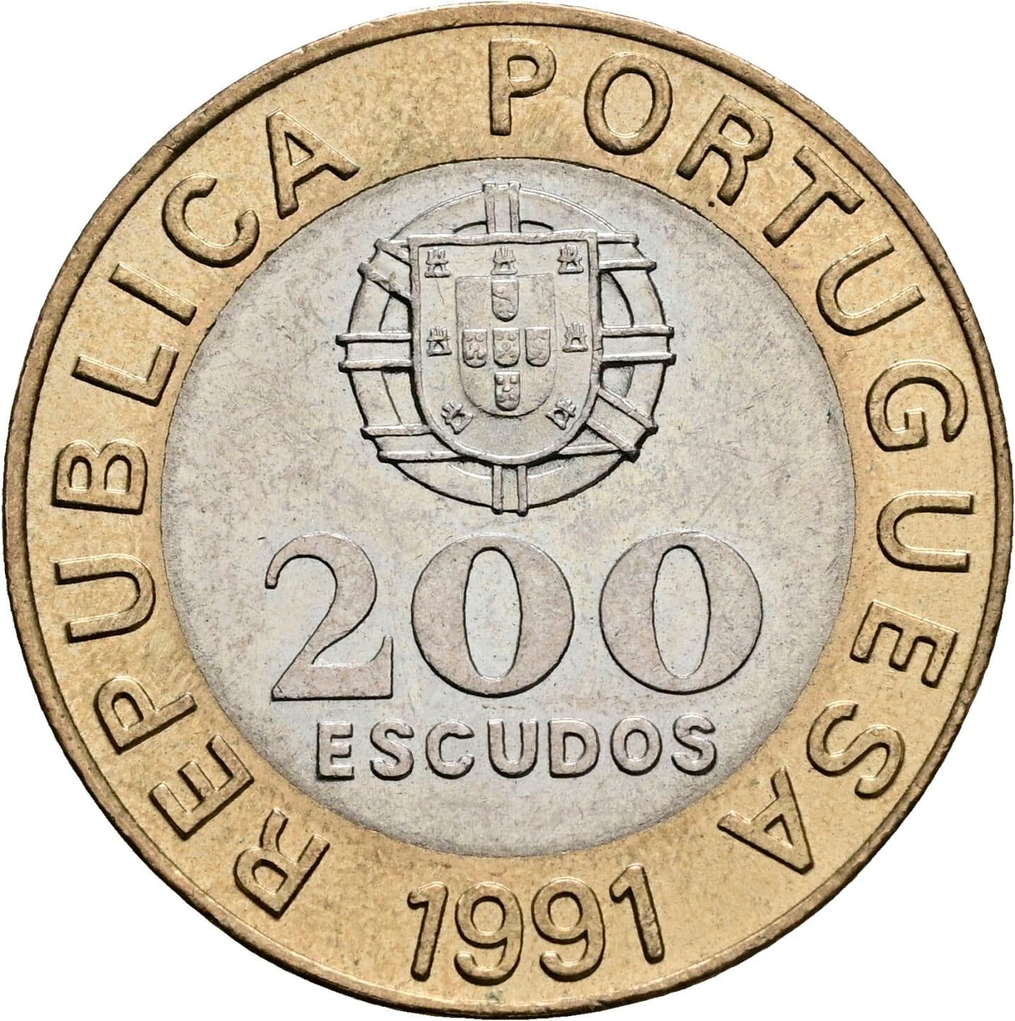 200 Escudos 1991 – Rückseite