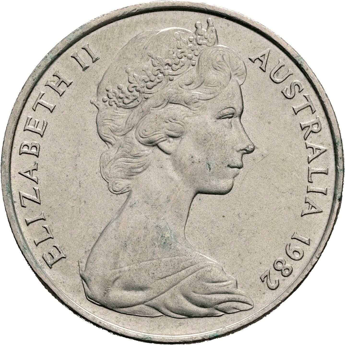 20 Cents 1982 – Rückseite
