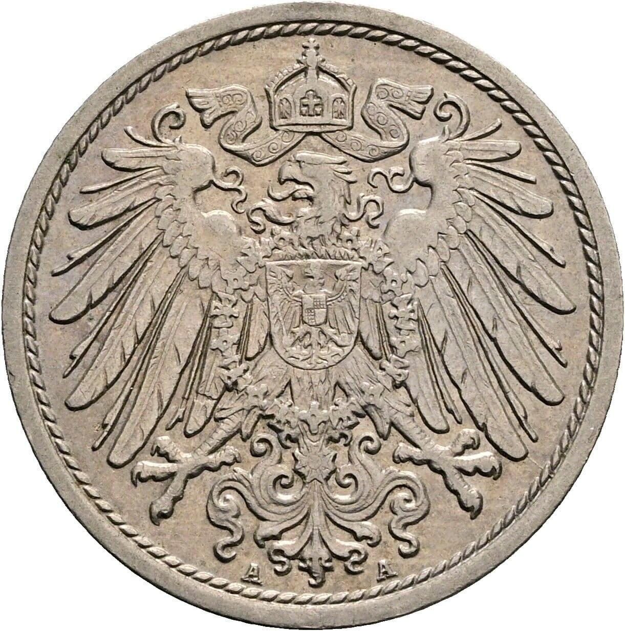 10 Pfennig 1915 A – Rückseite