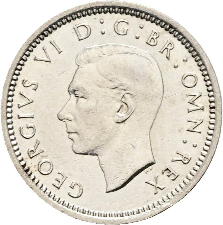 3 Pence George VI. 1936-1952 1941 – Vorderseite