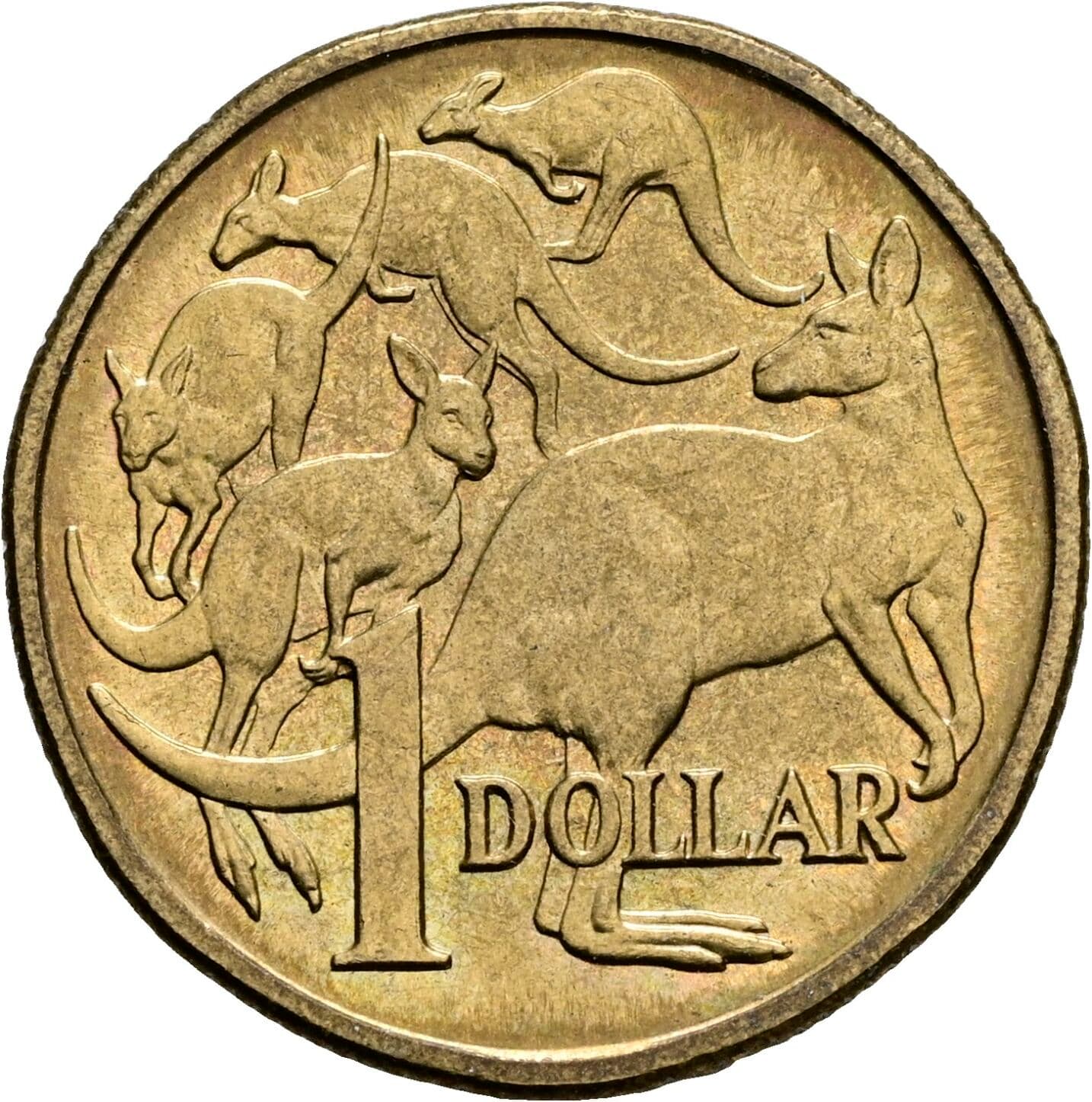 1 Dollar Elisabeth II. 1952-2022 1984 – Rückseite