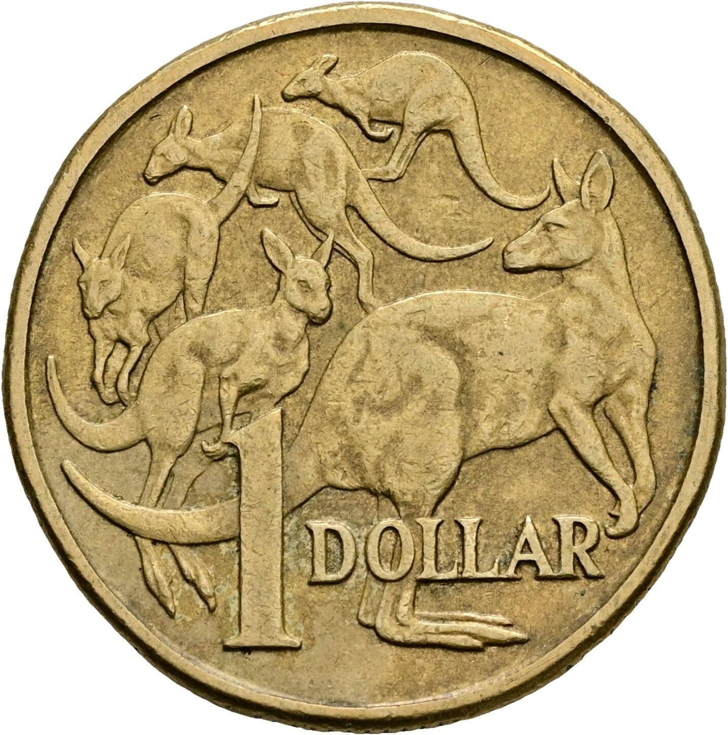 1 Dollar Elisabeth II. 1952-2022 1984 – Vorderseite