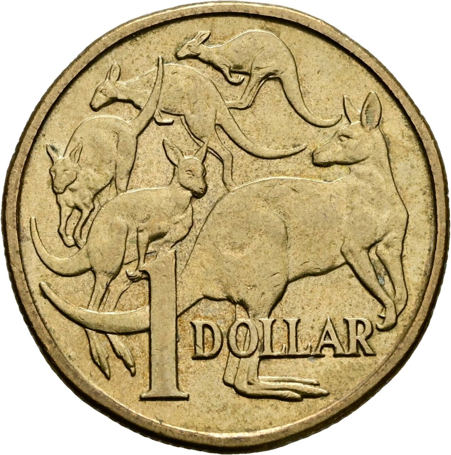 1 Dollar Elisabeth II. 1952-2022 1984 – Rückseite