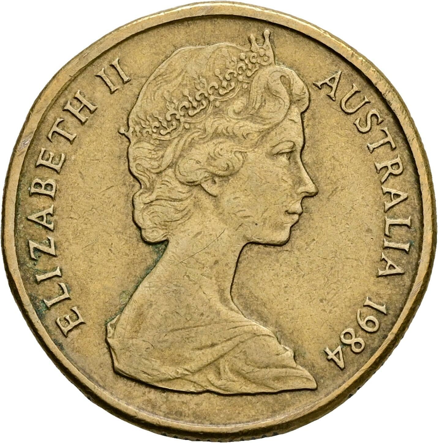 1 Dollar Elisabeth II. 1952-2022 1984 – Rückseite