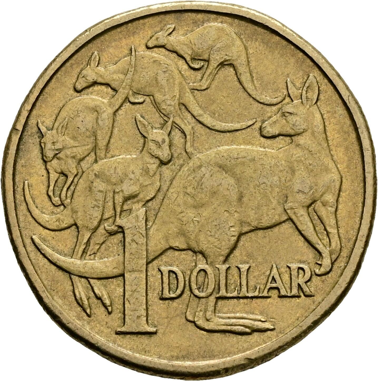 1 Dollar Elisabeth II. 1952-2022 1984 – Rückseite