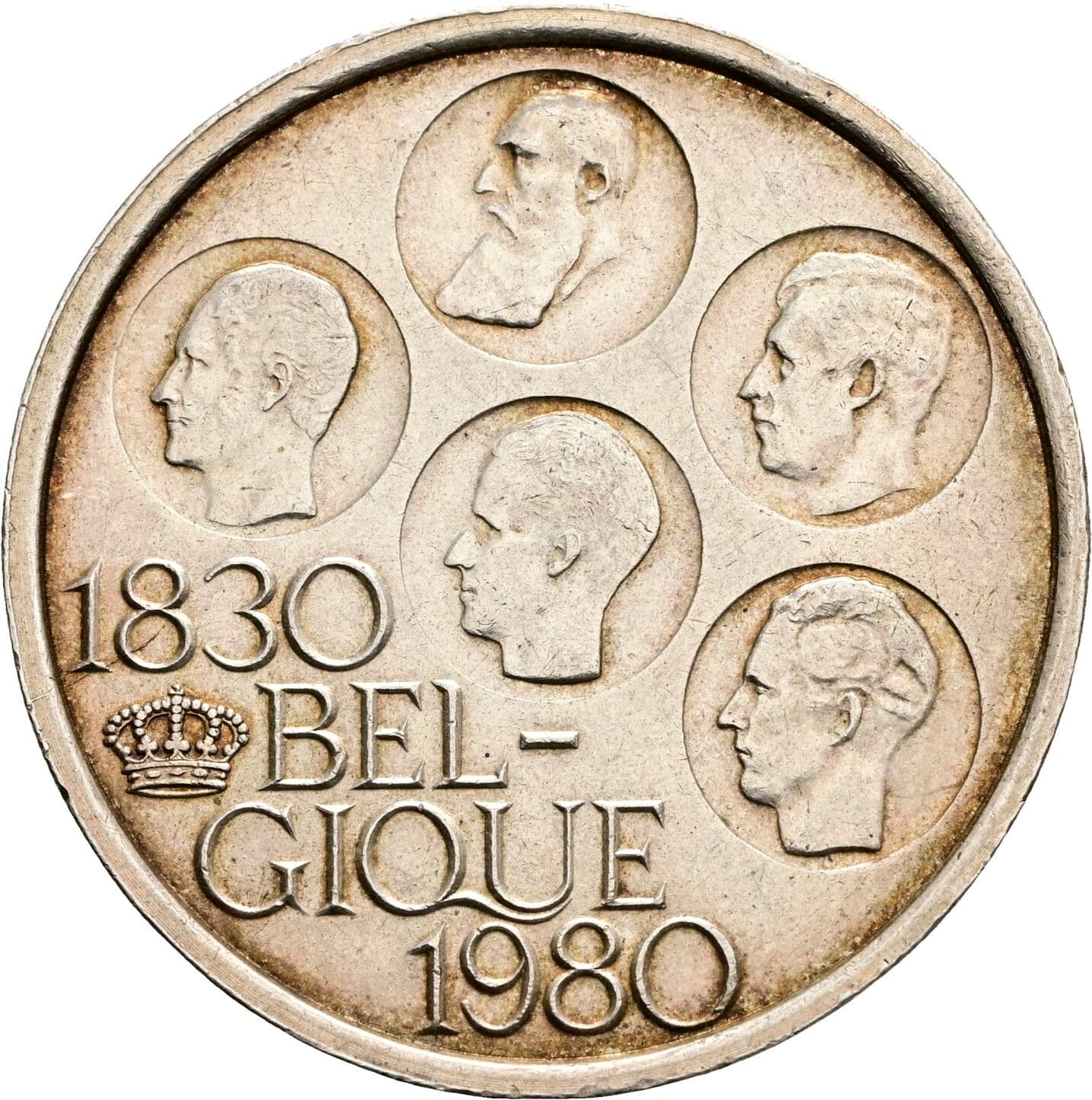 500 Francs Baudouin I. (1951-1993) 1980 – Rückseite