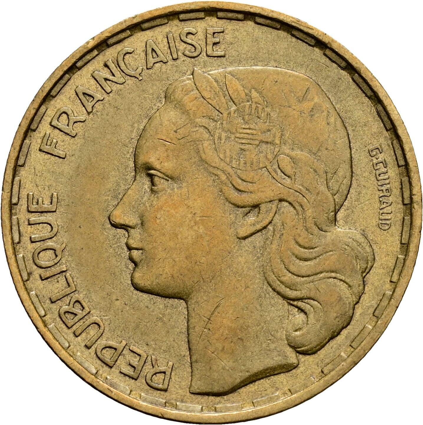 50 Francs 1951 – Rückseite