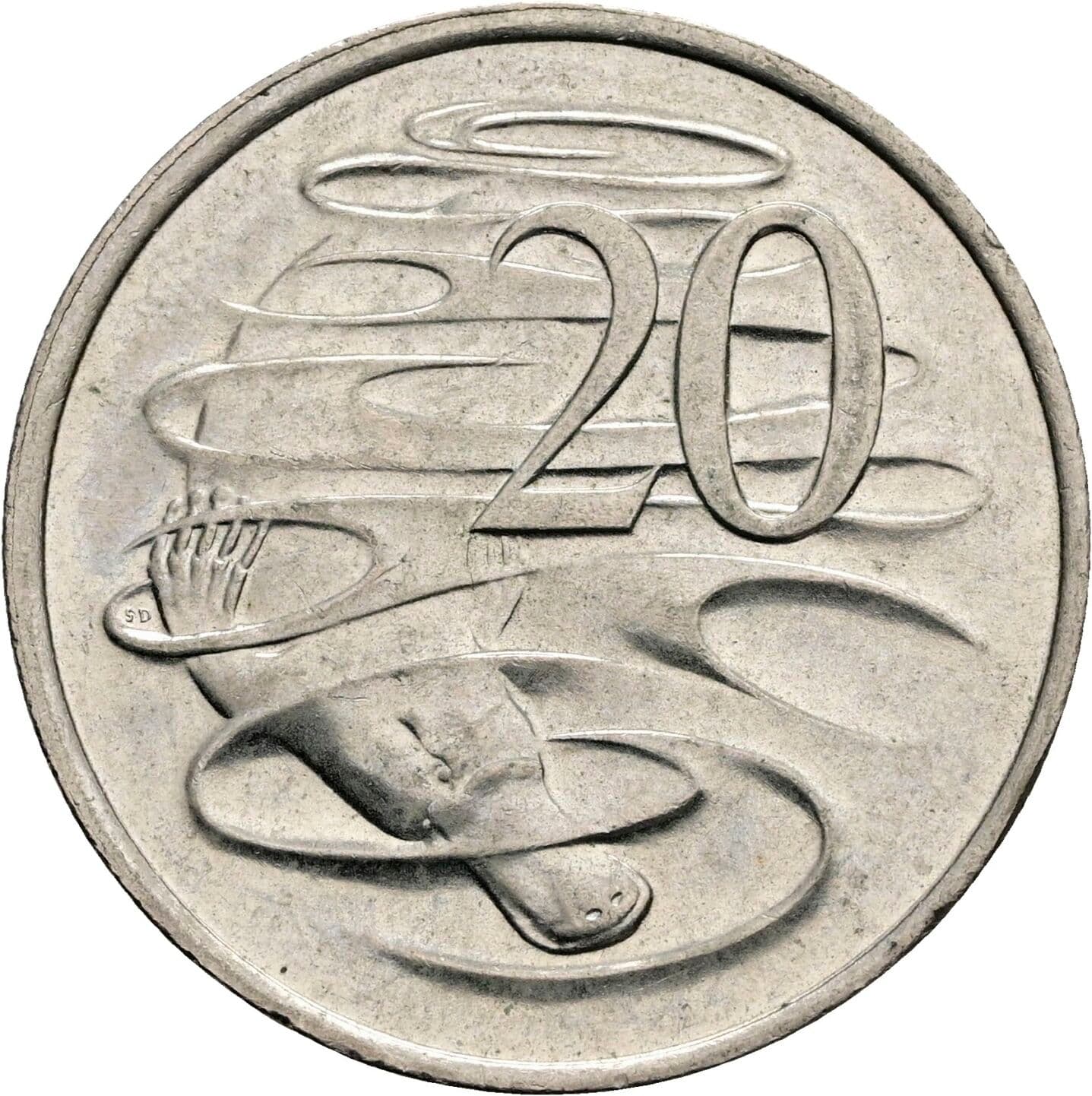 20 Cents Elisabeth II. 1952-2022 1981 – Rückseite