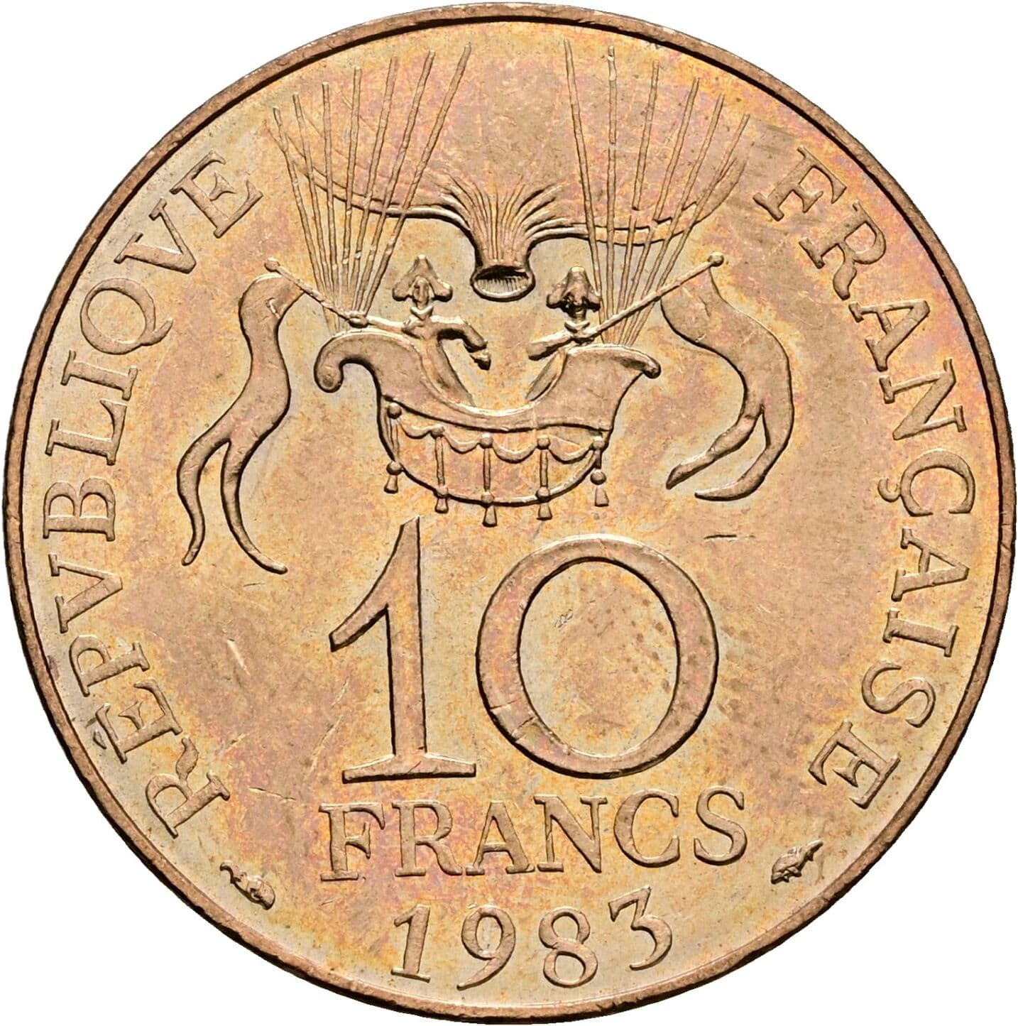 10 Francs 1983 – Vorderseite