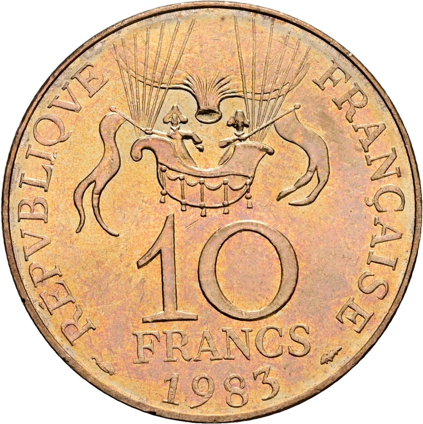 10 Francs 1983 – Vorderseite