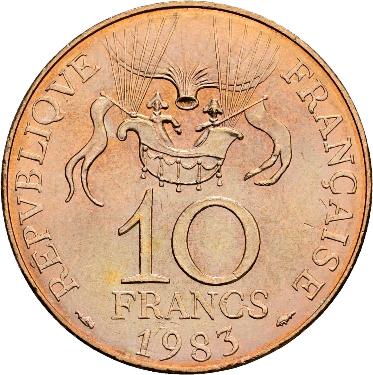 10 Francs 1983 – Vorderseite