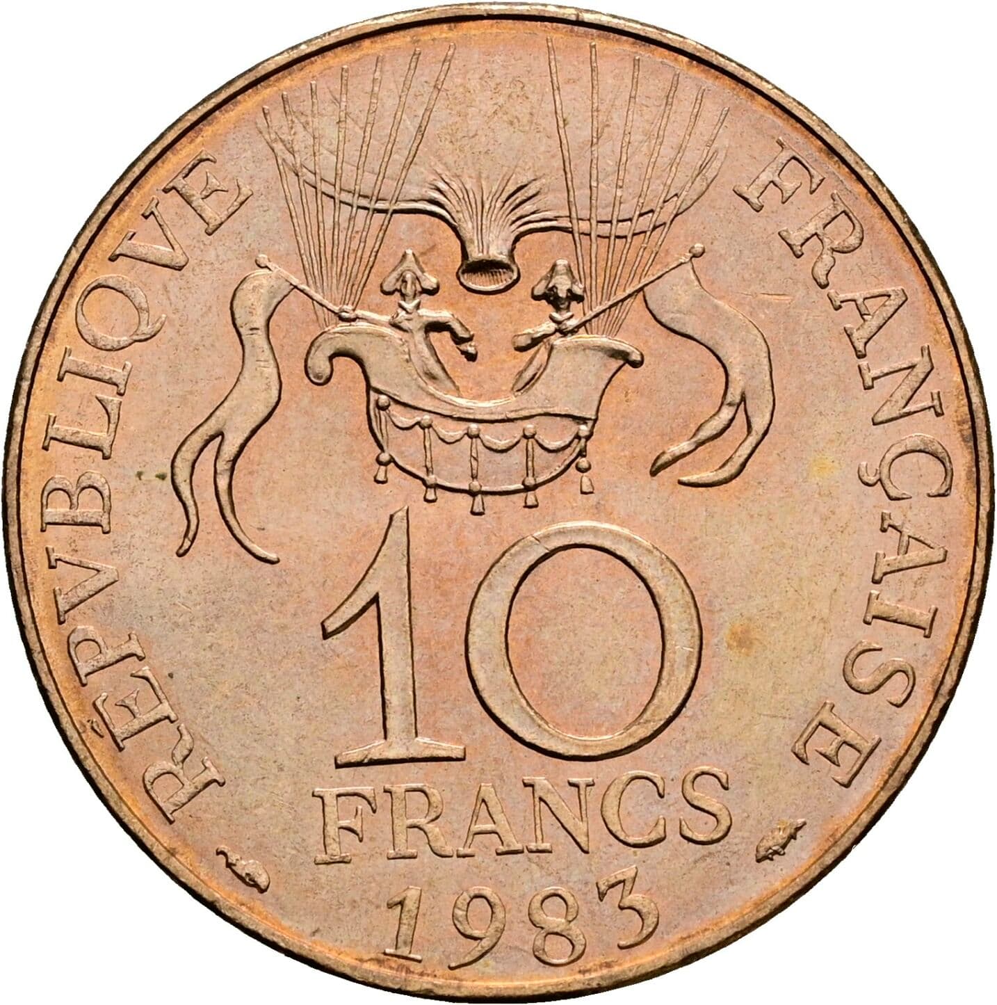 10 Francs 1982 – Vorderseite
