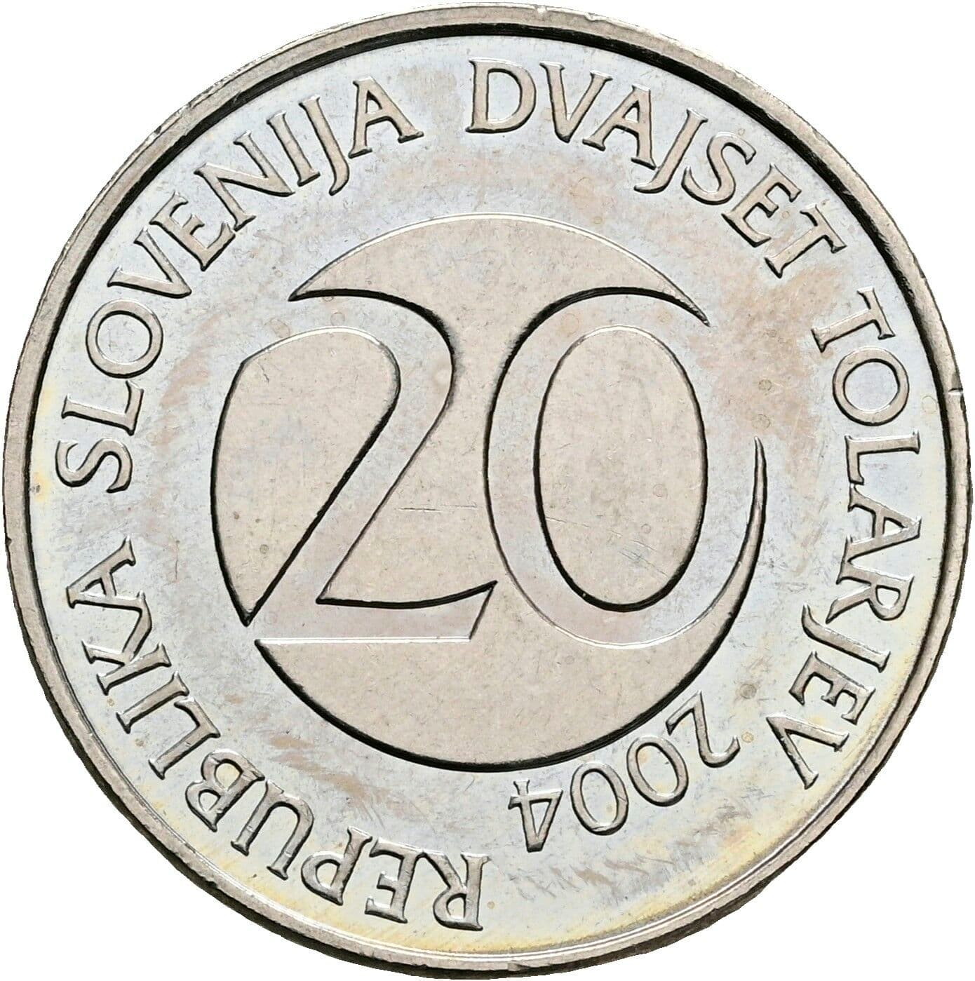 20 Tolarjev